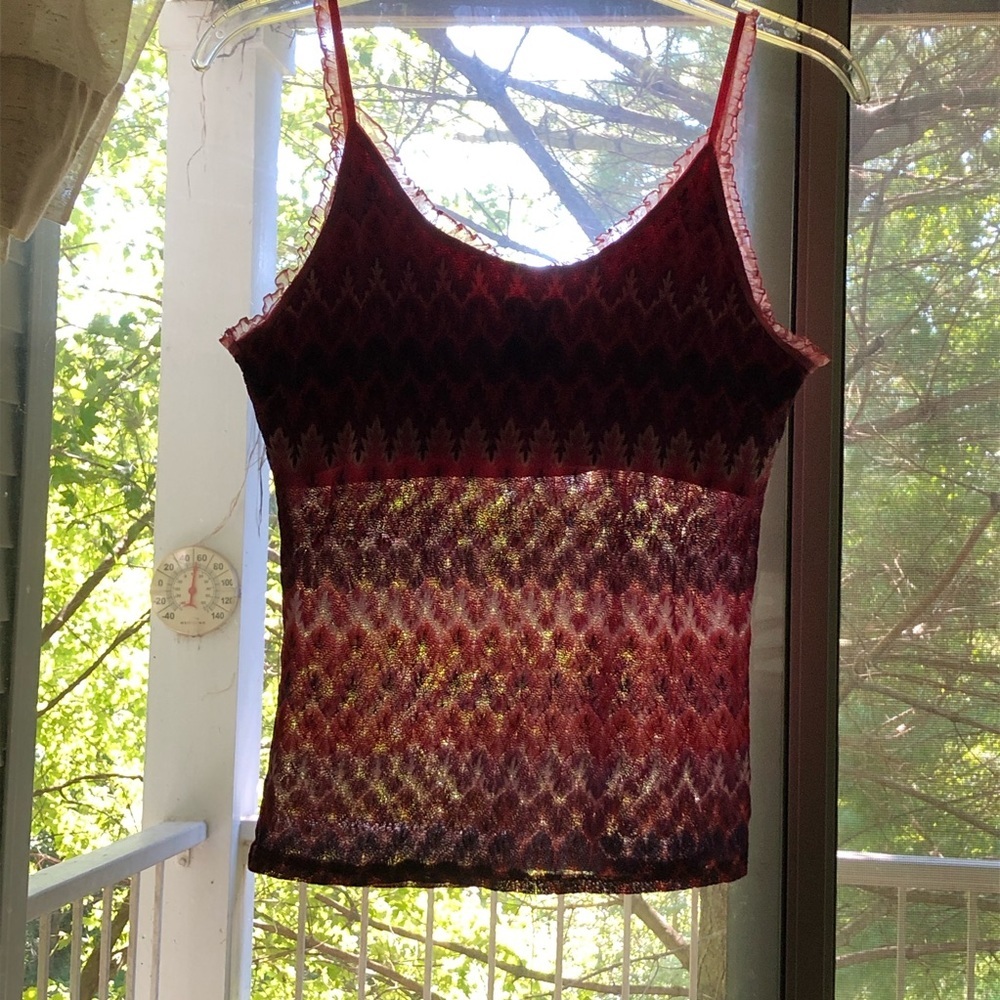 Moda International Beautiful Tank top Sz Medium - Picture 8 of 14